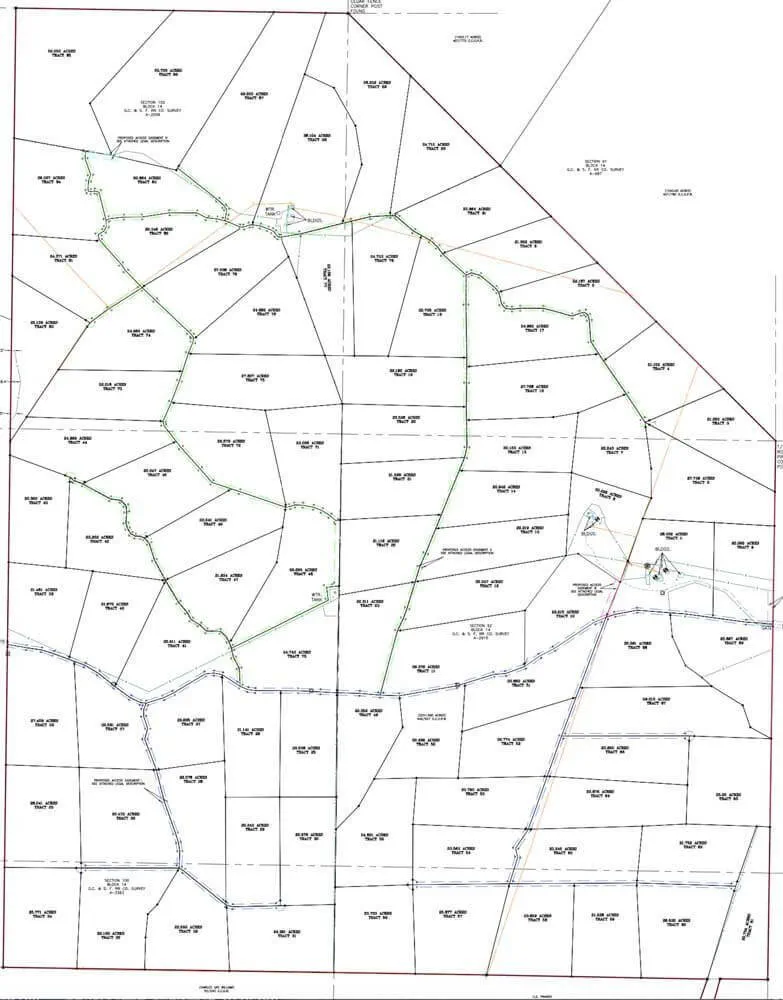 Elk Camp Crossing Ranch Plat Survey Gallery Image