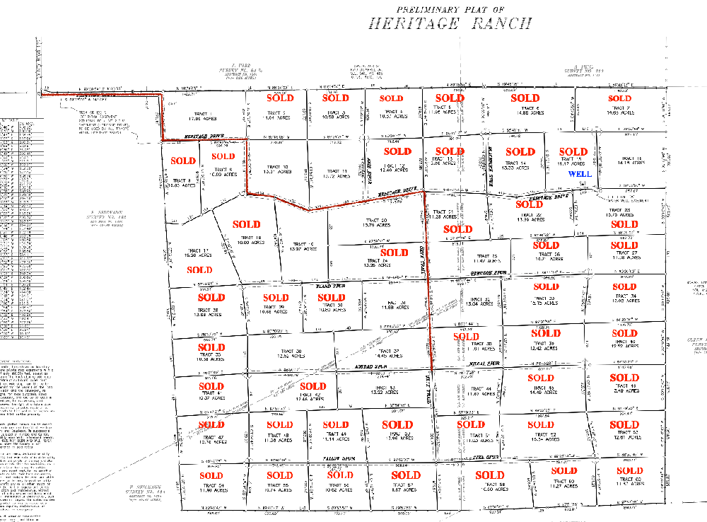 Heritage Ranch Plat Survey Gallery Image