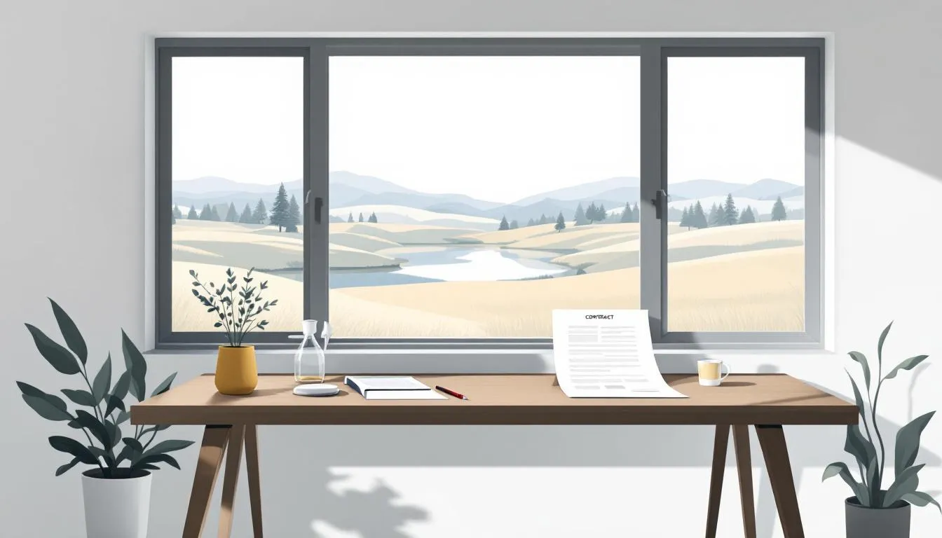 Legal documentation involved in land sales.